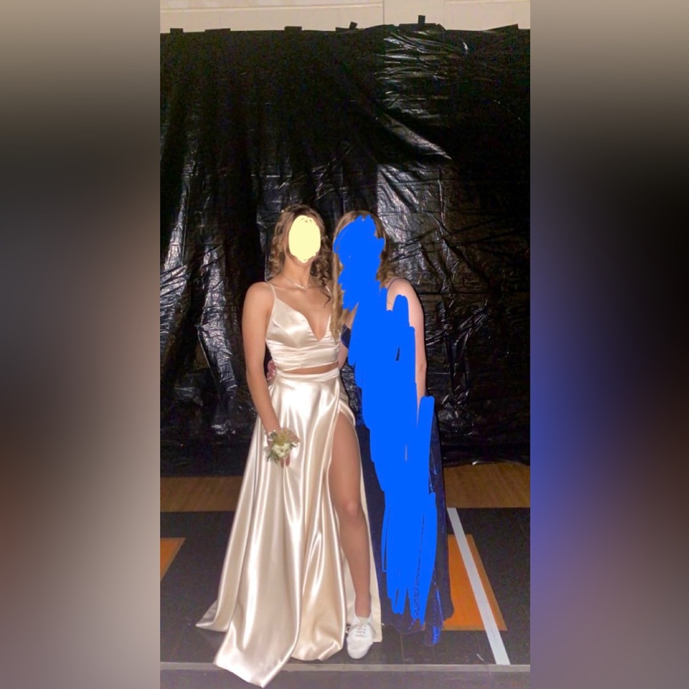 Champagne Formal Prom Dress